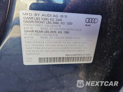 Zdjęcie 13 z 13 samochodu: 2015 AUDI Q5 PREMIUM PLUS VIN:WA1LFAFP9FA147050 - miniatura