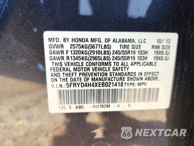 Zdjęcie 13 z 13 samochodu: 2014 ACURA MDX TECHNOLOGY VIN:5FRYD4H4XEB021418 - miniatura