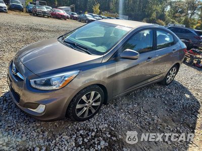 2014 HYUNDAI ACCENT GLS KMHCU4AE6EU590087 - główne zdjęcie licytacji z USA - miniatura