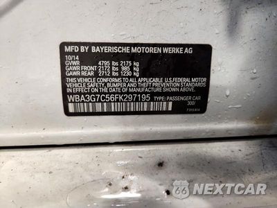 Zdjęcie 12 z 12 samochodu: 2015 BMW 328 XI VIN:WBA3G7C56FK297195 - miniatura