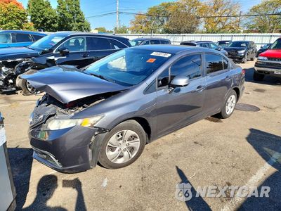 2013 HONDA CIVIC LX 19XFB2F50DE065138 - główne zdjęcie licytacji z USA - miniatura