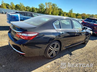 Trzecie zdjęcie samochodu z tyłu: 2017 HONDA ACCORD SPORT VIN:1HGCR2F5XHA194948 - miniatura