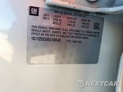 Zdjęcie 12 z 12 samochodu: 2014 CHEVROLET IMPALA LT VIN:1G1125S33EU106549 - miniatura
