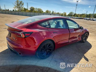 Trzecie zdjęcie samochodu z tyłu: 2026 TESLA MODEL 3 VIN:5YJ3E1ET2TF195726 - miniatura