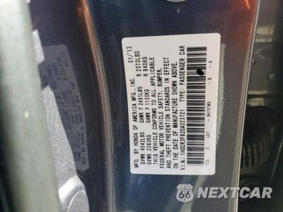 Zdjęcie 13 z 13 samochodu: 2013 HONDA ACCORD EXL VIN:1HGCR3F82DA023721 - miniatura