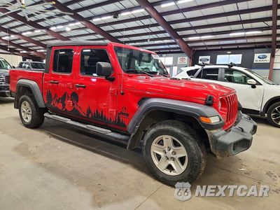 Czwarte zdjęcie samochodu z boku: 2020 JEEP GLADIATOR SPORT VIN:1C6HJTAG2LL187751 - miniatura
