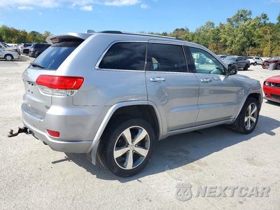Trzecie zdjęcie samochodu z tyłu: 2015 JEEP GRAND CHEROKEE OVERLAND VIN:1C4RJFCGXFC726942 - miniatura