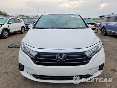 Piąte zdjęcie samochodu w środku: 2021 HONDA ODYSSEY EXL VIN:5FNRL6H71MB043515 - miniatura