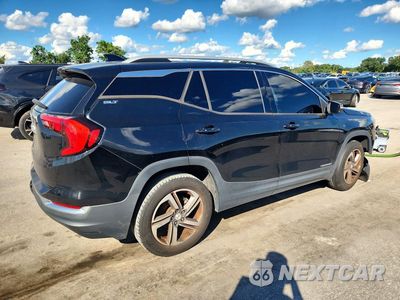 Trzecie zdjęcie samochodu z tyłu: 2020 GMC TERRAIN SLT VIN:3GKALPEV6LL103962 - miniatura