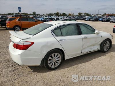 Trzecie zdjęcie samochodu z tyłu: 2015 HONDA ACCORD EXL VIN:1HGCR3F84FA013761 - miniatura