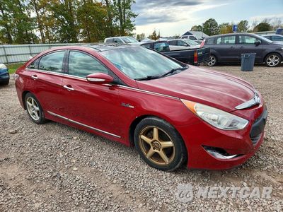 Czwarte zdjęcie samochodu z boku: 2013 HYUNDAI SONATA HYBRID VIN:KMHEC4A46DA068160 - miniatura