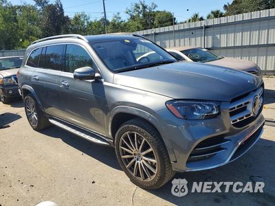 Czwarte zdjęcie samochodu z boku: 2022 MERCEDES-BENZ GLS 450 4MATIC VIN:4JGFF5KE3NA635192 - miniatura