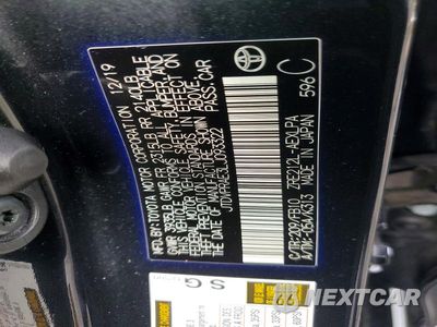 Zdjęcie 12 z 12 samochodu: 2020 TOYOTA COROLLA LE VIN:JTDVPRAE3LJ093322 - miniatura