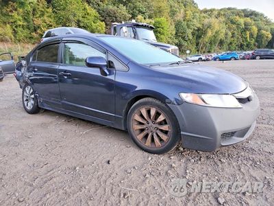 Czwarte zdjęcie samochodu z boku: 2010 HONDA CIVIC LX VIN:2HGFA1F55AH580053 - miniatura