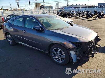 Czwarte zdjęcie samochodu z boku: 2018 HONDA CIVIC EX VIN:2HGFC2F79JH517801 - miniatura