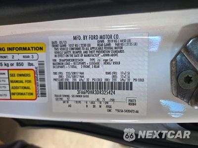 Zdjęcie 12 z 12 samochodu: 2013 FORD FUSION SE VIN:3FA6P0HR3DR325424 - miniatura