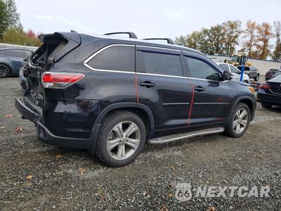 Trzecie zdjęcie samochodu z tyłu: 2016 TOYOTA HIGHLANDER XLE VIN:5TDJKRFH5GS263706 - miniatura