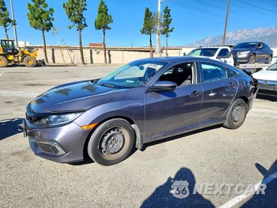 2019 HONDA CIVIC LX 2HGFC2F63KH542184 - główne zdjęcie licytacji z USA - miniatura