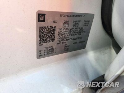 Zdjęcie 12 z 12 samochodu: 2018 CHEVROLET TAHOE C1500 LT VIN:1GNSCBKC1JR107615 - miniatura
