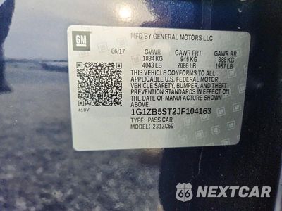 Zdjęcie 12 z 12 samochodu: 2018 CHEVROLET MALIBU LS VIN:1G1ZB5ST2JF104163 - miniatura