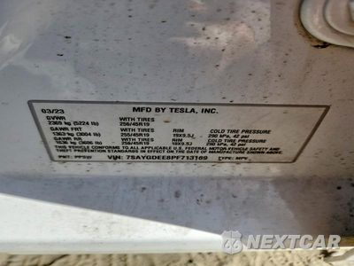 Zdjęcie 13 z 13 samochodu: 2023 TESLA MODEL Y VIN:7SAYGDEE8PF713169 - miniatura