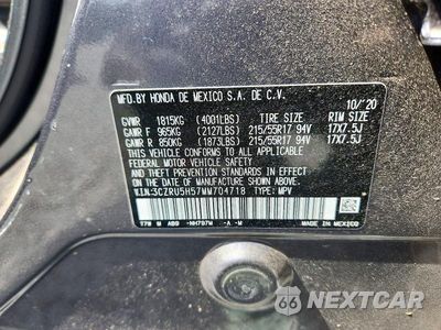 Zdjęcie 13 z 13 samochodu: 2021 HONDA HR-V EX VIN:3CZRU5H57MM704718 - miniatura