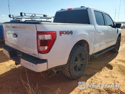 Trzecie zdjęcie samochodu z tyłu: 2022 FORD F150 SUPERCREW VIN:1FTFW1E87NFA67535 - miniatura