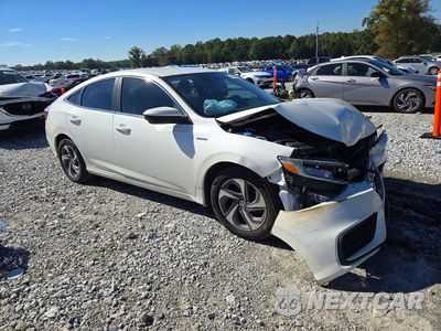 Czwarte zdjęcie samochodu z boku: 2019 HONDA INSIGHT LX VIN:19XZE4F10KE002292 - miniatura