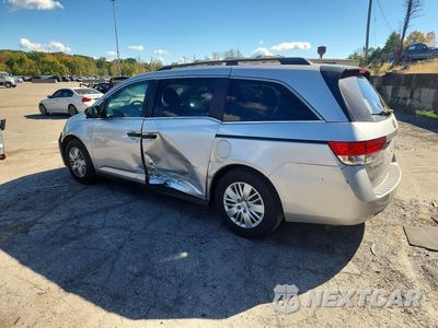 Drugie zdjęcie samochodu z przodu: 2015 HONDA ODYSSEY LX VIN:5FNRL5H29FB102988 - miniatura