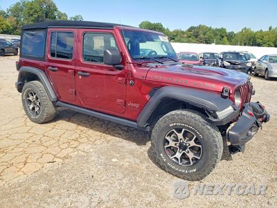 Czwarte zdjęcie samochodu z boku: 2021 JEEP WRANGLER RUBICON VIN:1C4HJXFG1MW586059 - miniatura