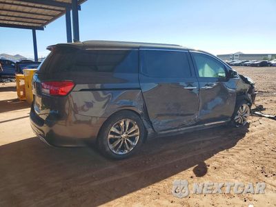 Trzecie zdjęcie samochodu z tyłu: 2018 KIA SEDONA SXL VIN:KNDME5C14J6399661 - miniatura