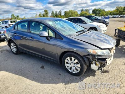 Czwarte zdjęcie samochodu z boku: 2012 HONDA CIVIC LX VIN:19XFB2F54CE313440 - miniatura