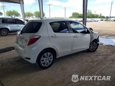 Trzecie zdjęcie samochodu z tyłu: 2014 TOYOTA YARIS 5-DOOR LE VIN:JTDKTUD37ED590404 - miniatura