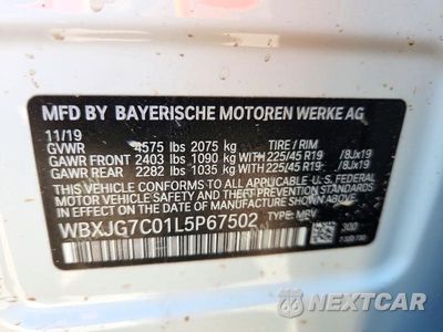 Zdjęcie 13 z 13 samochodu: 2020 BMW X1 SDRIVE28I VIN:WBXJG7C01L5P67502 - miniatura