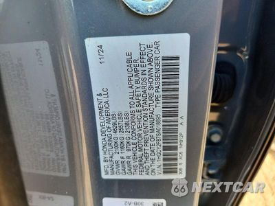Zdjęcie 12 z 12 samochodu: 2025 HONDA ACCORD TOURING HYBRID VIN:1HGCY2F87SA018895 - miniatura