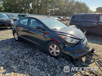 Czwarte zdjęcie samochodu z boku: 2014 HYUNDAI ELANTRA SE VIN:5NPDH4AE3EH469024 - miniatura