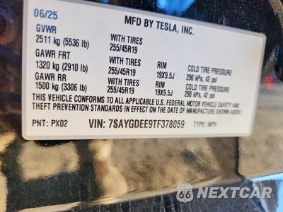 Zdjęcie 13 z 13 samochodu: 2026 TESLA MODEL Y VIN:7SAYGDEE9TF378059 - miniatura