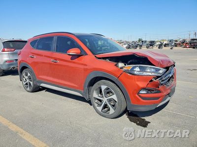 Czwarte zdjęcie samochodu z boku: 2018 HYUNDAI TUCSON LIMITED VIN:KM8J3CA24JU605822 - miniatura