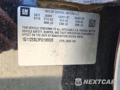 Zdjęcie 13 z 13 samochodu: 2015 CHEVROLET IMPALA LS VIN:1G11Z5SL3FU106628 - miniatura