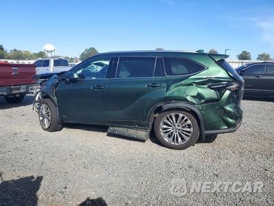 Drugie zdjęcie samochodu z przodu: 2024 TOYOTA HIGHLANDER HYBRID PLATINUM VIN:5TDEBRCH0RS642329 - miniatura