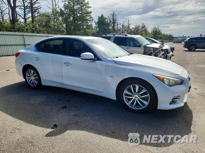 Czwarte zdjęcie samochodu z boku: 2017 INFINITI Q50 3.0T PREMIUM VIN:JN1EV7AR1HM834413 - miniatura