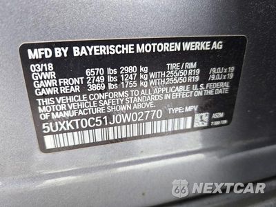 Zdjęcie 13 z 13 samochodu: 2018 BMW X5 XDR40E VIN:5UXKT0C51J0W02770 - miniatura