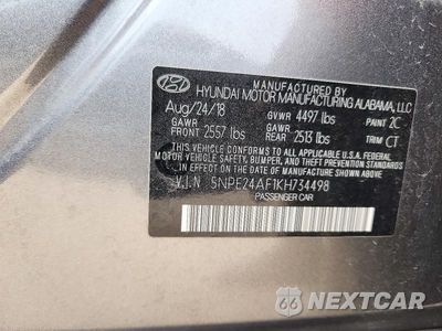 Zdjęcie 12 z 12 samochodu: 2019 HYUNDAI SONATA SE VIN:5NPE24AF1KH734498 - miniatura