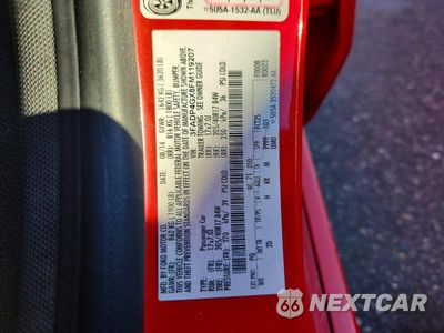 Zdjęcie 12 z 12 samochodu: 2015 FORD FIESTA ST VIN:3FADP4GX8FM119207 - miniatura