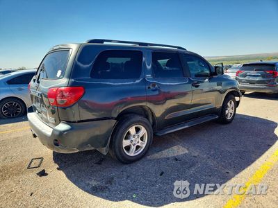 Trzecie zdjęcie samochodu z tyłu: 2008 TOYOTA SEQUOIA SR5 VIN:5TDBY64AX8S005447 - miniatura