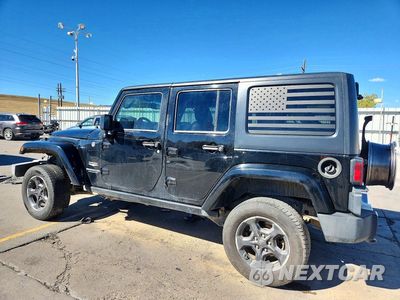 Drugie zdjęcie samochodu z przodu: 2014 JEEP WRANGLER UNLIMITED SAHARA VIN:1C4BJWEG4EL247719 - miniatura
