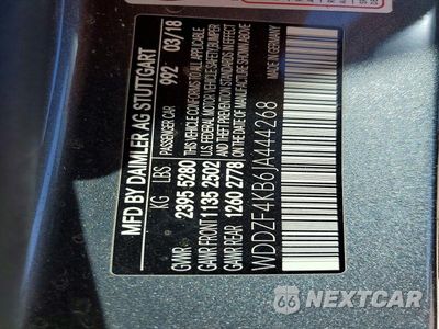 Zdjęcie 12 z 12 samochodu: 2018 MERCEDES-BENZ E 300 4MATIC VIN:WDDZF4KB6JA444268 - miniatura