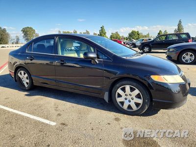 Czwarte zdjęcie samochodu z boku: 2006 HONDA CIVIC LX VIN:2HGFA16576H520556 - miniatura