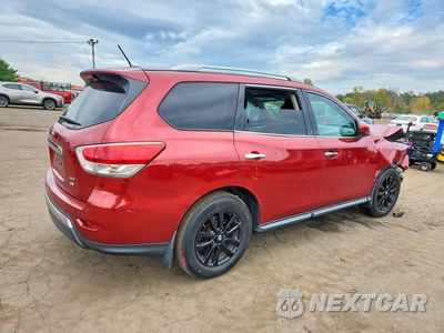 Trzecie zdjęcie samochodu z tyłu: 2015 NISSAN PATHFINDER SV VIN:5N1AR2MM3FC711021 - miniatura