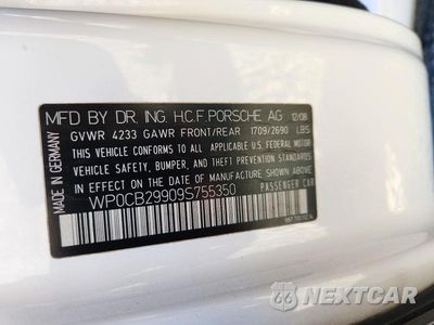 Zdjęcie 12 z 12 samochodu: 2009 PORSCHE 911 CARRERA S CABRIOLET VIN:WP0CB29909S755350 - miniatura